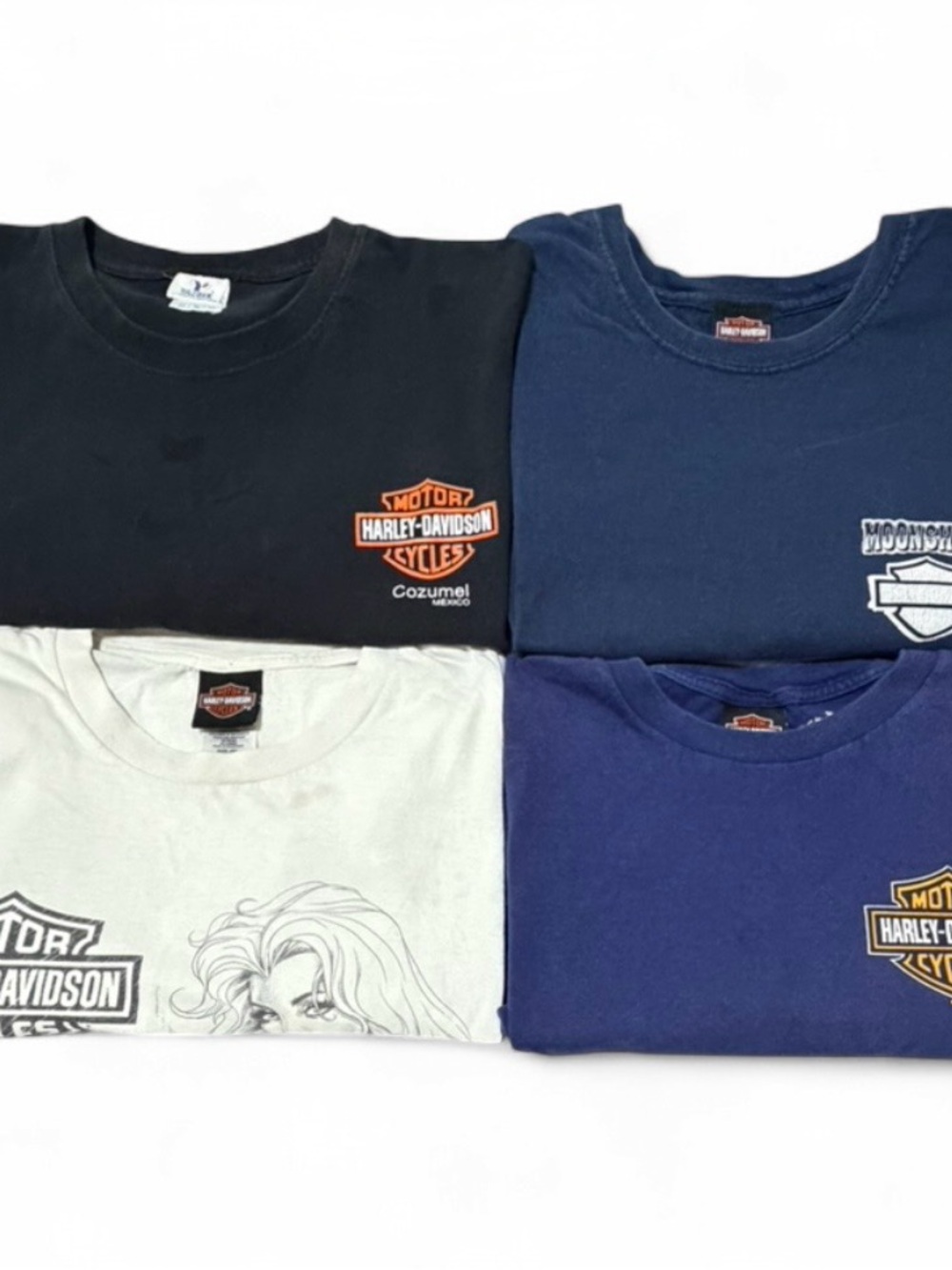 Vintage Harley-Davidson Sleeveless T-Shirt Bundle Men’s size XXL - Four Shirts